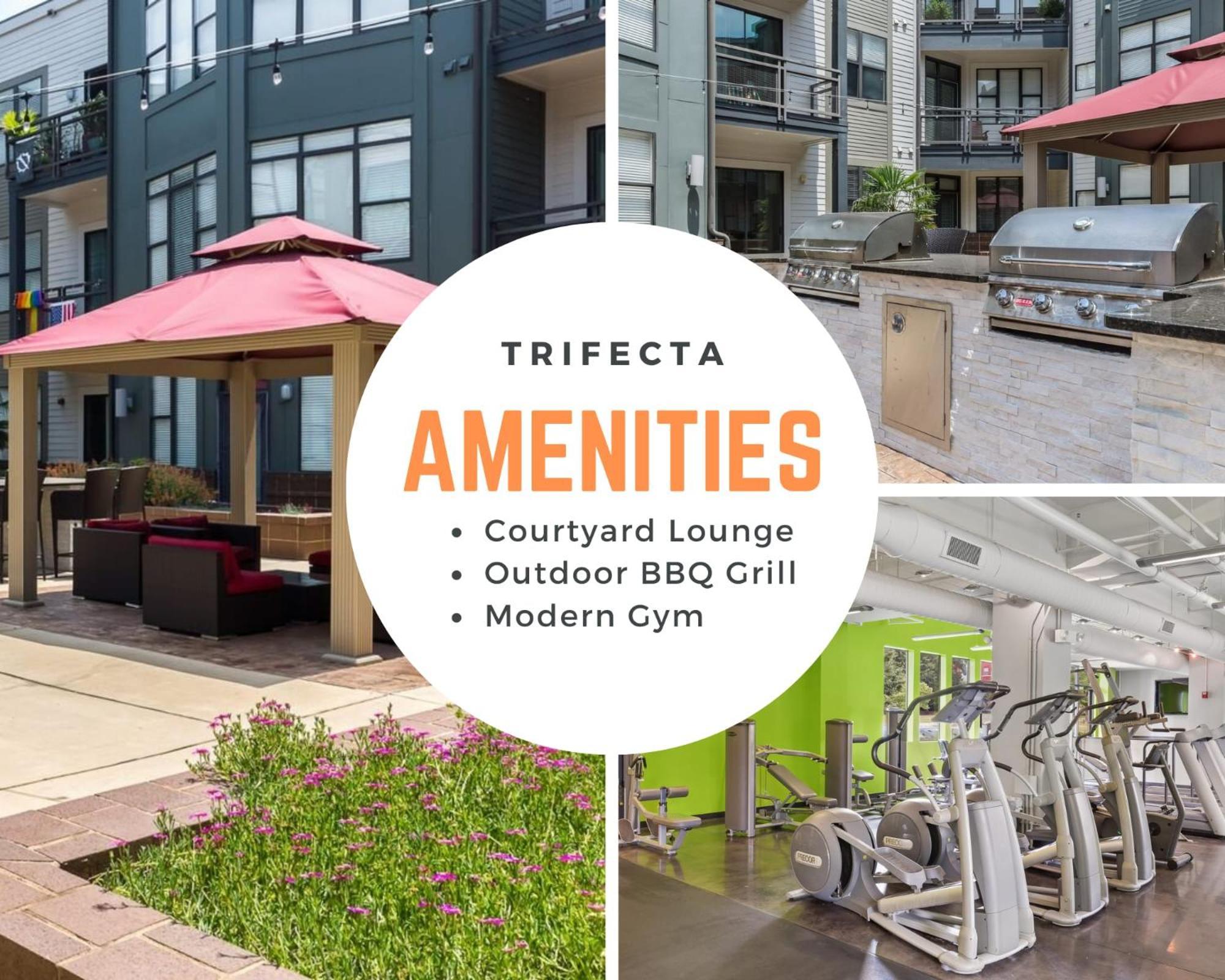 夏洛特Trifecta Ace Location Pool & Gym Superhost公寓 外观 照片